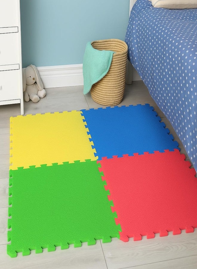 Playmore Soft EVA Foam Kids Play Mat, Interlocking Floor Mats for Babies, Non-Toxic, Waterproof, Colorful |Available in 4, 6, 8, 12 Pcs Set Mat Tiles for Gymnastics, Exercise, Playing Mat For Baby, Mat Kids Playing, Baby Mat For Playing 1 to 7 years (Pack of 4) - Image 2