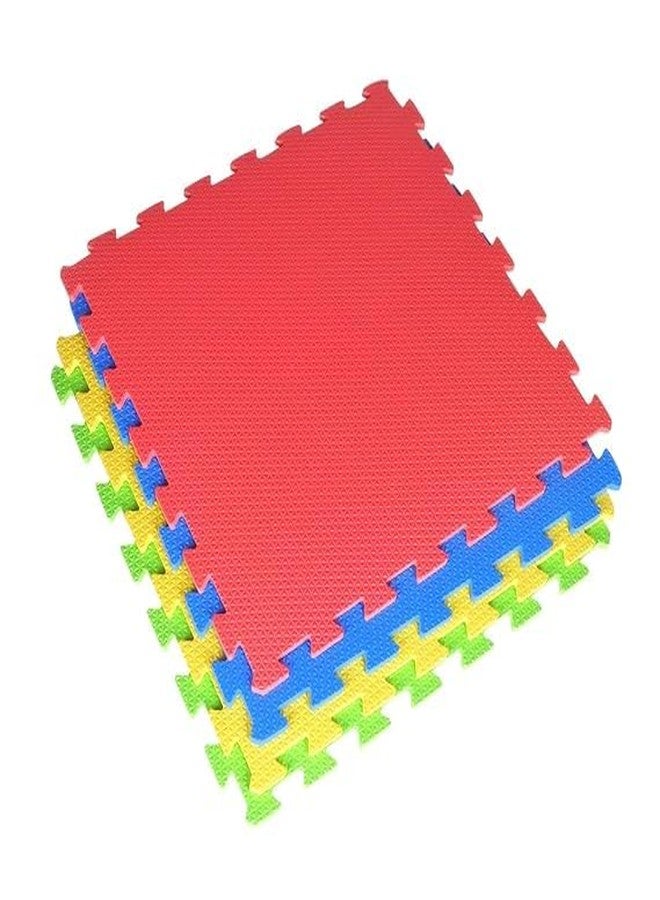 Playmore Soft EVA Foam Kids Play Mat, Interlocking Floor Mats for Babies, Non-Toxic, Waterproof, Colorful |Available in 4, 6, 8, 12 Pcs Set Mat Tiles for Gymnastics, Exercise, Playing Mat For Baby, Mat Kids Playing, Baby Mat For Playing 1 to 7 years (Pack of 4) - Image 1