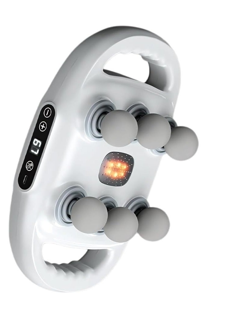 Cordless Rechargeable/6 Head Massage Gun/9 Modes/LCD Screen/Digital Display/Low Noise - Image 1