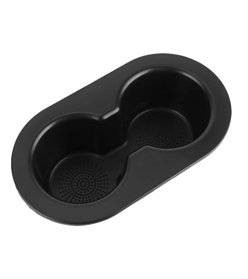 Black 1pc Front Rear Car Water Cup Holder Beverage Storage - Image 4