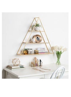 madastore Transparent glass decorative shelving unit 