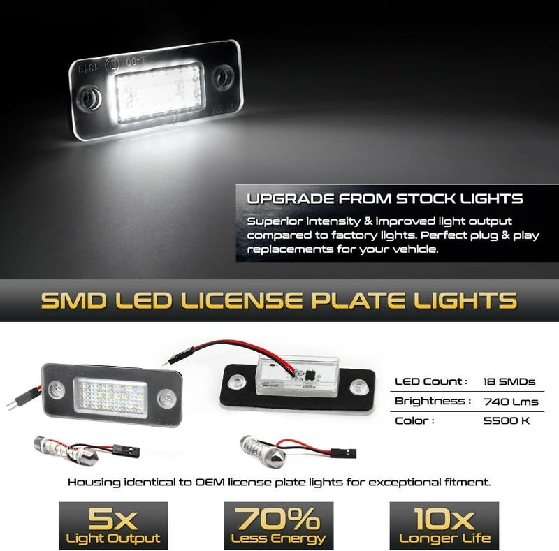 DEMULAX LED License Plate Light for A8/S8 Quattro - Image 3