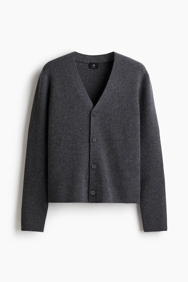 H&M  Regular Fit Wool cardigan for Men | Best Price UAE