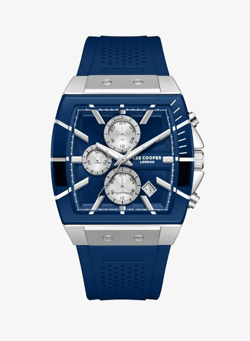 لي كوبر Men's Silicone MULTIFUNCTION Watch LC08399.399 - 41×49.5 mm