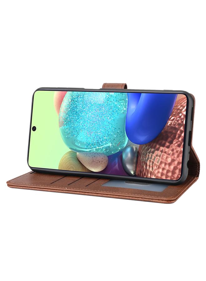 S-TOP Case For Samsung Galaxy A71 5G Classic Wallet Flip Leather Phone Case - Image 5