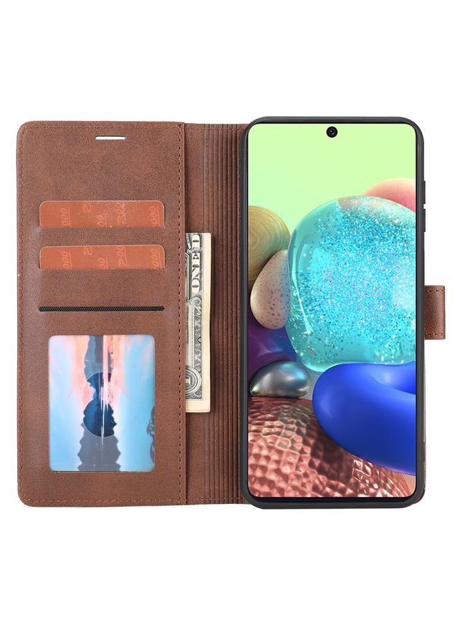 S-TOP Case For Samsung Galaxy A71 5G Classic Wallet Flip Leather Phone Case - Image 4