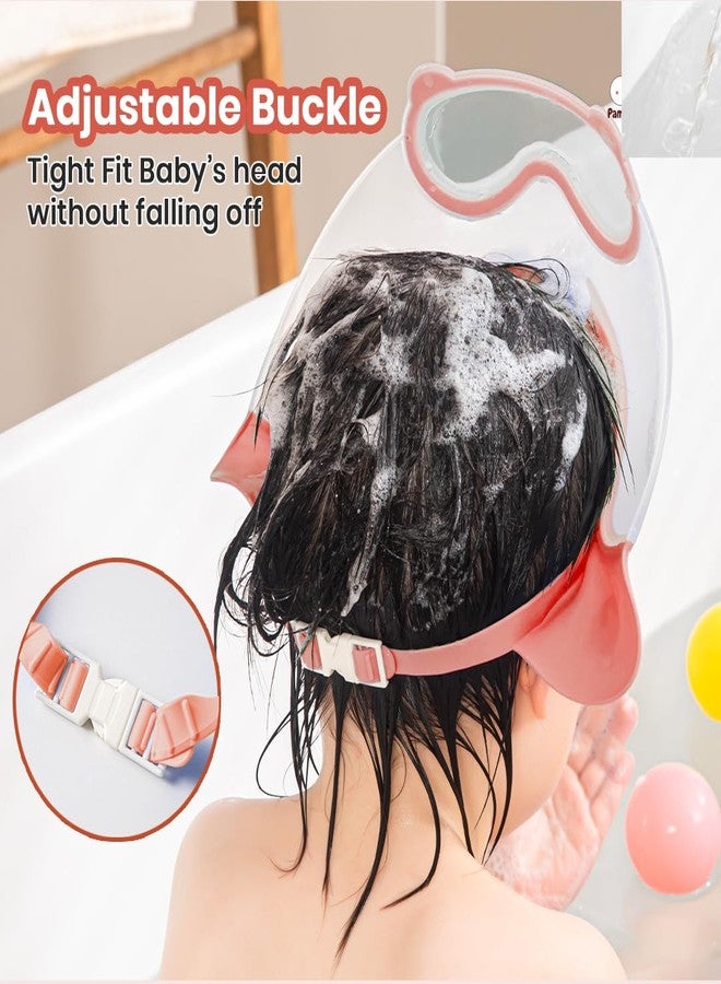 Infantso TEAR-FREE Baby Shower Cap for Kids | Adjustable Bath Visor Hat for Shampoo & Water Protection | Soft TPE Eye & Ear Shield | Bathing Hat - Waterproof Shampoo hat for Washing Hair, Shower Bathing Protection Bath Cap for Babies & Toddlers (6-36 Months) - Image 4