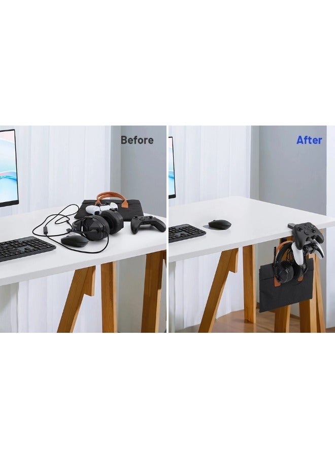 Universal 3-Tier Controller Holder with Headset Stand for Xbox ONE, Switch, PS4, PS5, and  PC - Image 4