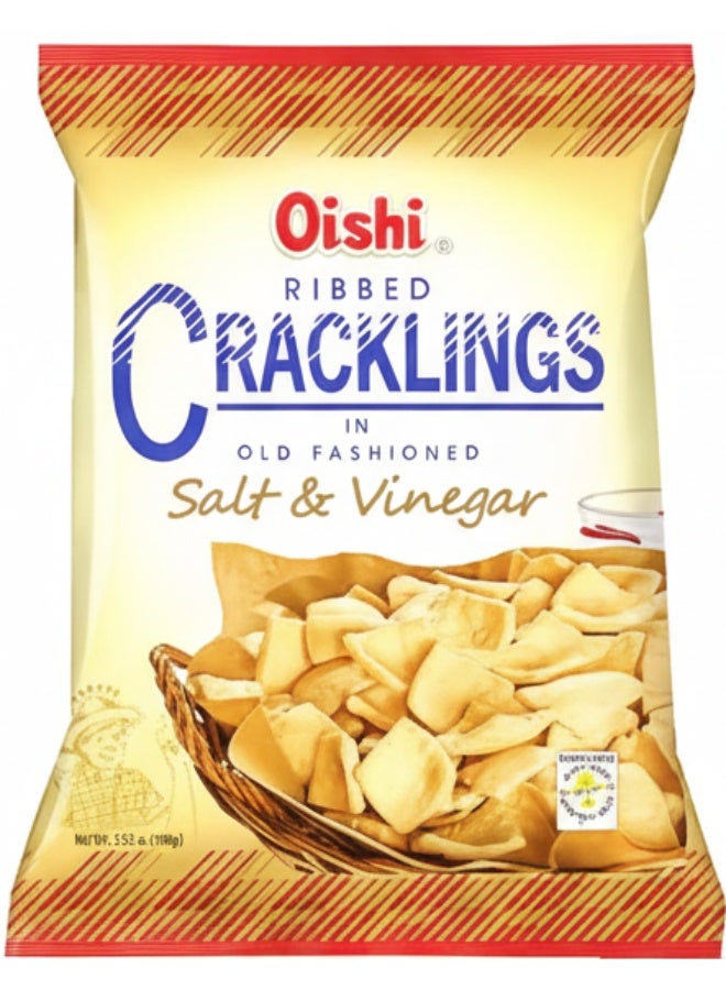 أويشي رقائق أويشي المقرمشة المضلعة بالملح والخل 90 جرام