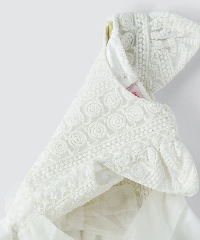 JELLIENE GIRLS MAKE YOUR LITTLE ONE LOOK EXTRA ADORABLE WITH THIS CHARMING INFANT FLORAL DRESS. - Image 4