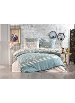 Mert Collection Çarşı Single Duvet Cover 1 Pillow Case Green Ottoman 