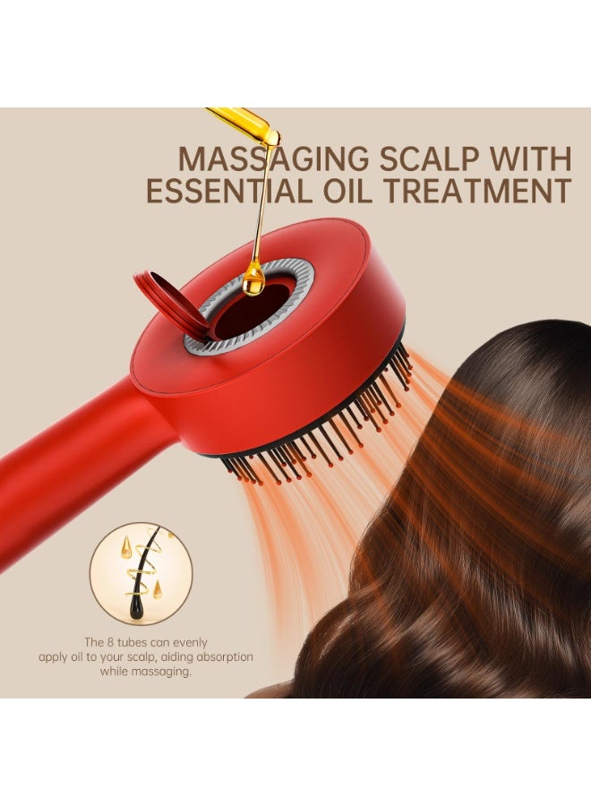 نواكيي فرشاة تدليك كهربائية للشعر، مدلك فروة الرأس بزيت الشعر، فرشاة تدليك فروة الرأس الكهربائية شياتسو لاسلكية، مشط تدليك عميق لفروة الرأس مقاوم للماء IPX7 للاسترخاء - Image 2