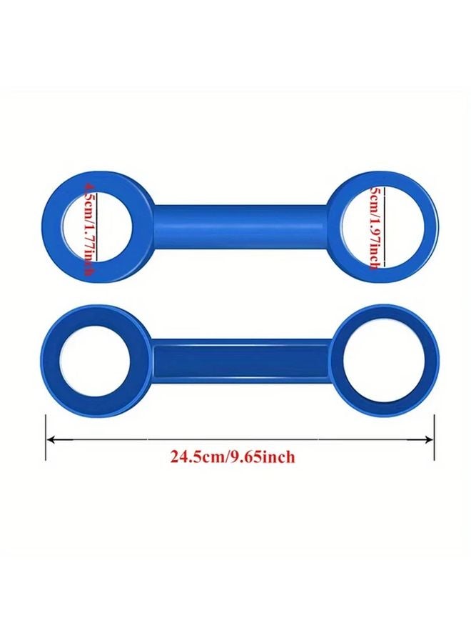 Blue Paint Roller Scraper Tool with Recycling Ring Design for Efficient Paint Removal - Image 5