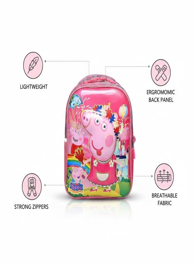 Stylbase School Bag For Boys And Girls Cartoon Printed Waterproof Backpack Bag Ideal For Small Kids Bag UKG Nursery 1st Class Girls School Bags 5-7 years 14 Inch - Image 5