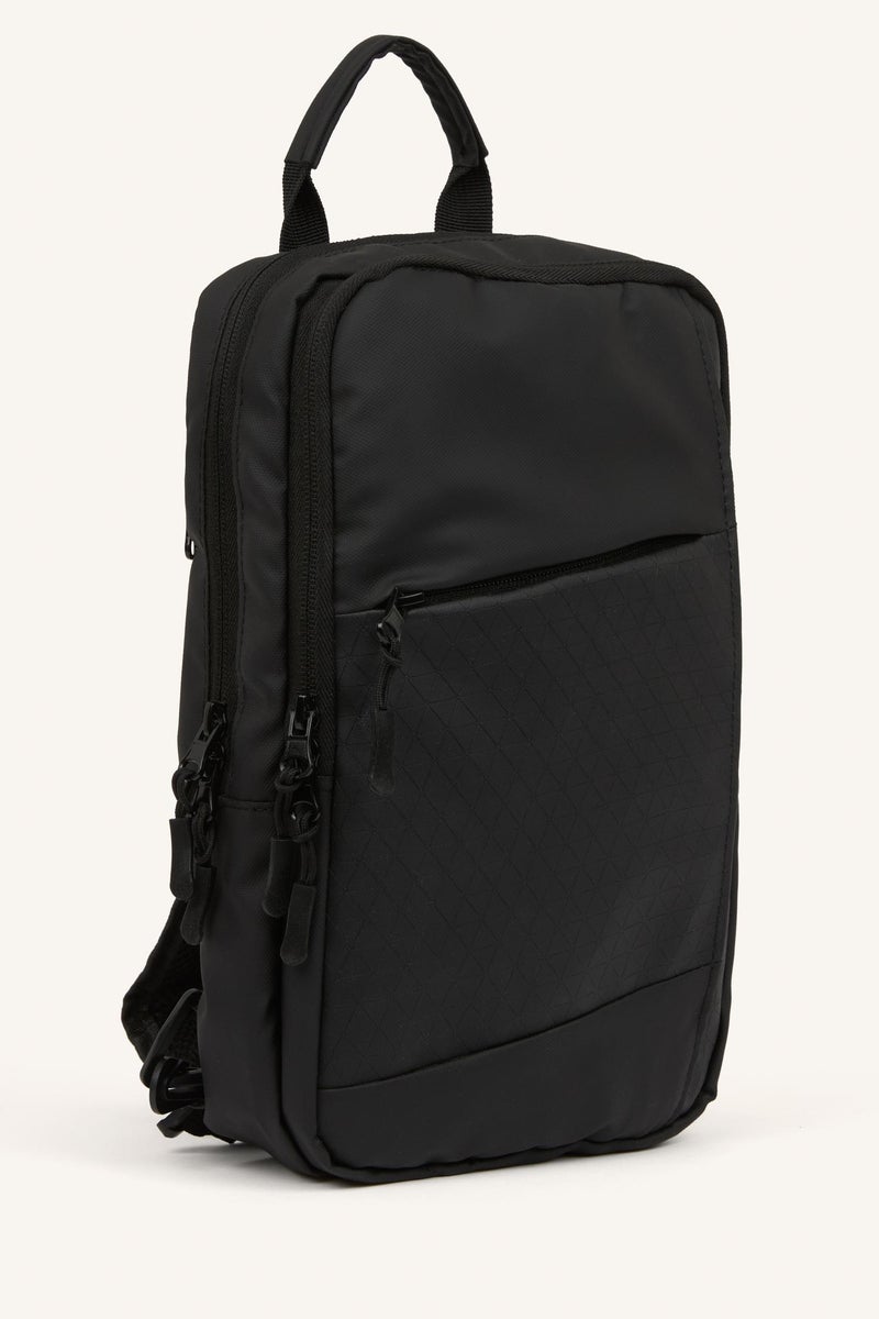 DeFacto Black Man Faux Leather Crossbody Bag Casual - Image 3