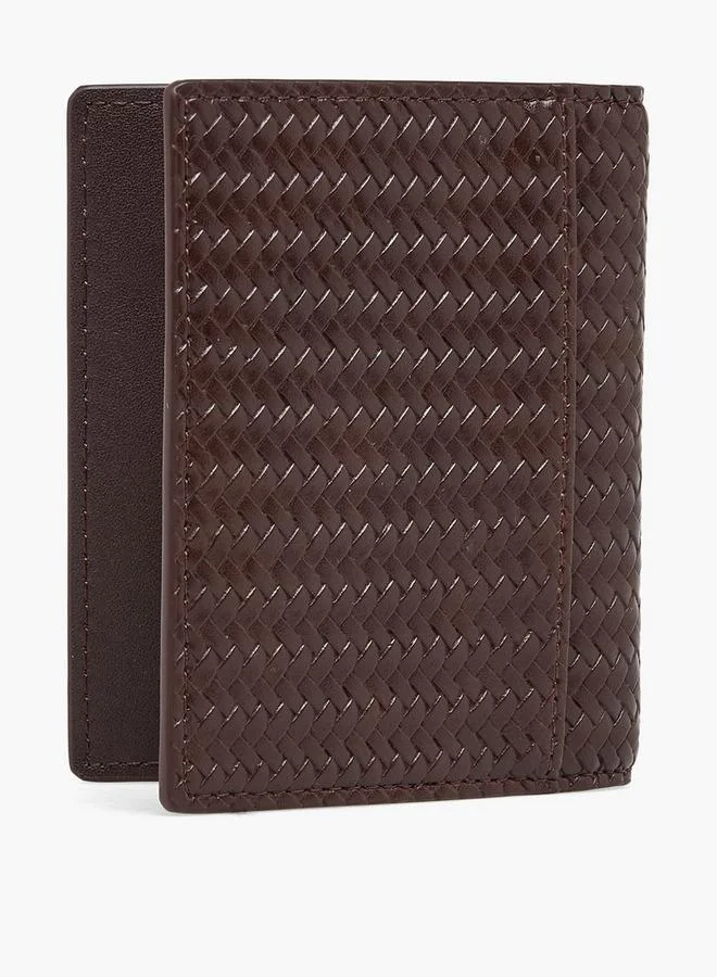 Duchini Men Chevron Textured Card Holder