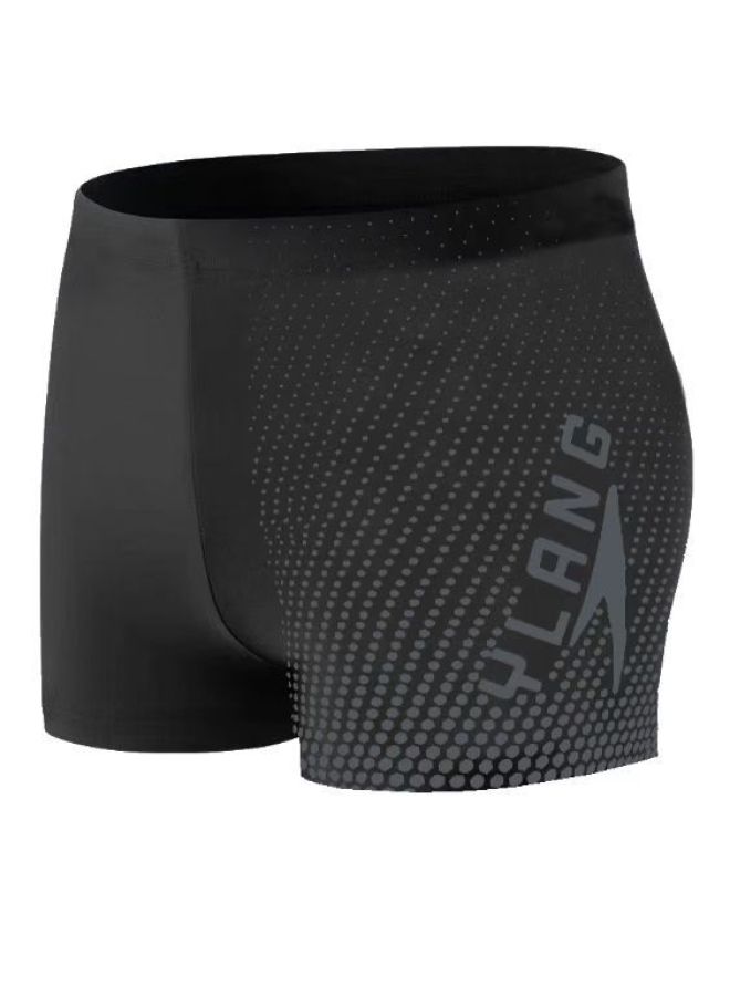 Swimming Trunks Men's Swimming Trunks New Hot Spring Quick-drying Fashion Plus Fat Professional Swimming Trunks Swimming Cap Men's Swimsuit