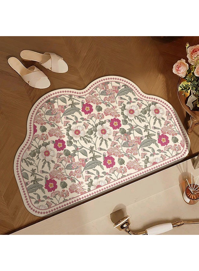 Diatom Mud Floor Mats Are Easy to Care For, Bathroom Floor Mats, Household Toilet Door Absorbent Non-Slip Mats, Factory Direct Supply - Image 2
