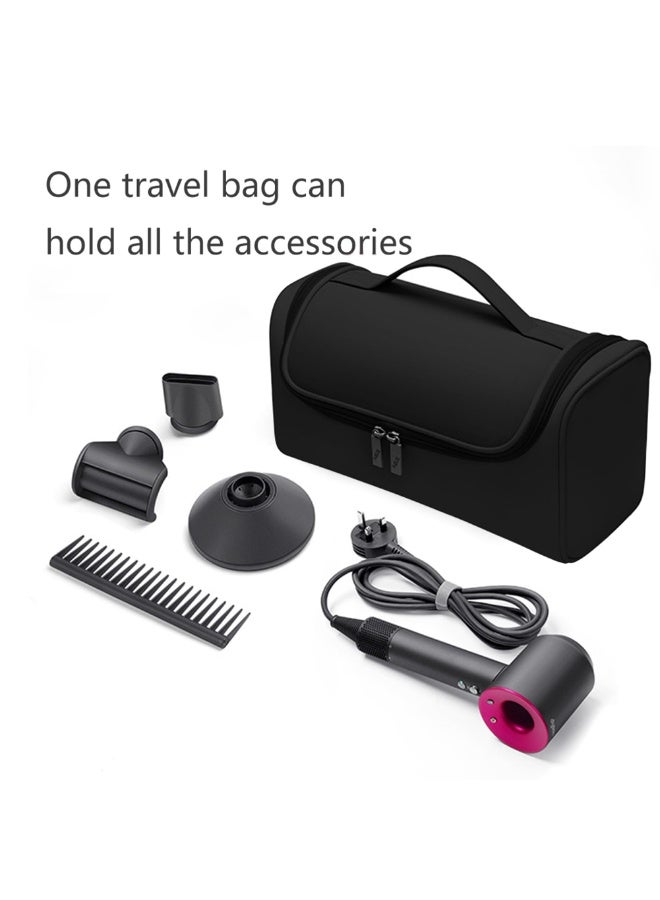 Travel Case for Dyson Shark Flexstyle PU waterproof Portable Travel Pouch with Hanging Hook Carrying Case (Black) - Image 4