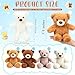 LaRandom 12 Pcs Bears Stuffed Animal Bulk 10 Inch Cute Small Stuffed Bear Plush Mini Toy for Baby Shower Birthday Party Decorations Centerpieces Favors - Image 4