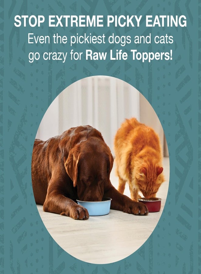 KOHA Raw Life Freeze-Dried Raw Topper Elk & Venison for Dogs and Cats, High Protein Meal Topper for Picky Eaters with Probiotics, 8oz Bag - Image 3
