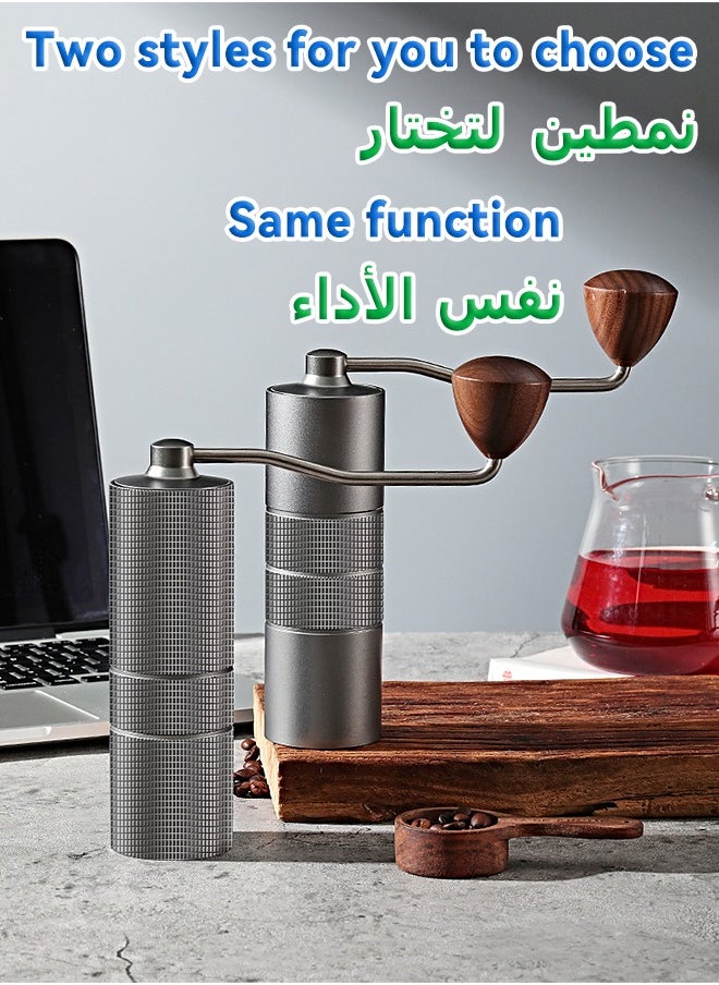 ميتويو - مطحنة حبوب القهوة - مطحنة يدوية من سبائك الألومنيوم - مطحنة مخروطية الشكل سباعية - مطحنة يدوية عالية الجودة - Image 1