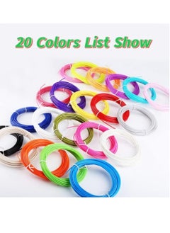 TIGER 3D Pen for Kids Filament Refills, PLA 1.75mm Filament for 3D Pens & Printers, Eco-Friendly Materials, 20 Vibrant Colors (16 Feet Each, Total 320 Feet), Safe, Non-Toxic, Perfect for Creative Projects, Educational Crafts, and Fun Art Activities for Kids & Adults  - Image 4