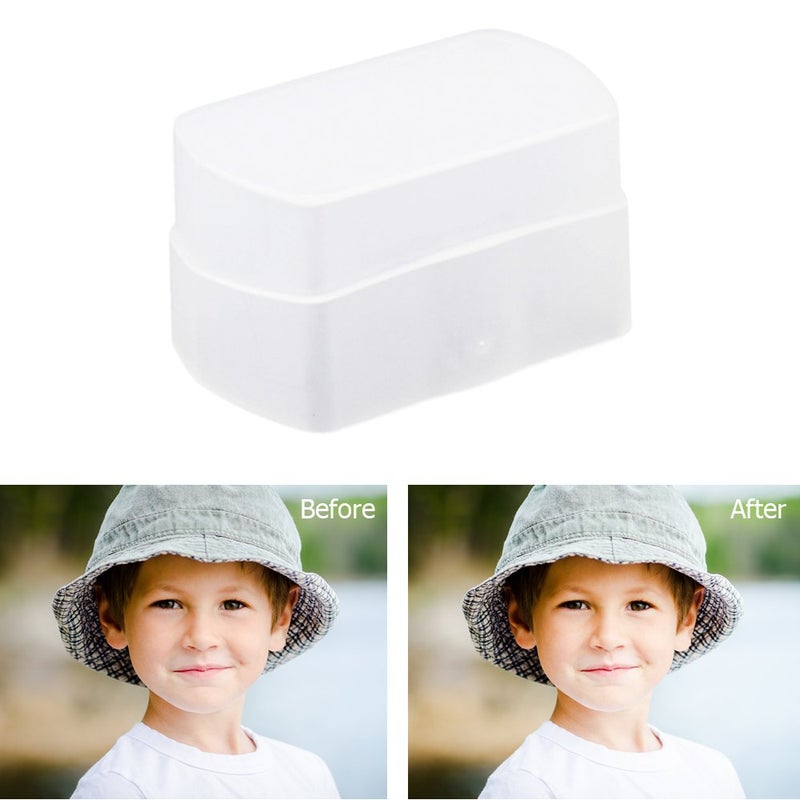 JJC Flash Diffuser JJC Camera Flash Bounce Light Diffuser for Canon 430EX 430EX II Sony HVL-F43M Flash Speedlight -1pack  - Image 2