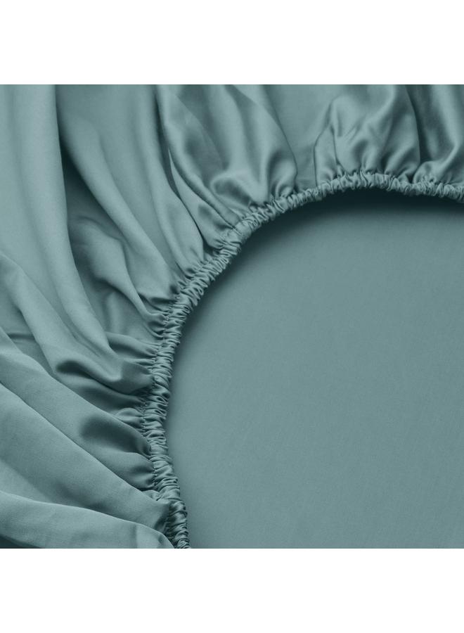 erorex Fitted sheet, blue-green, 80x200 cm - Image 2