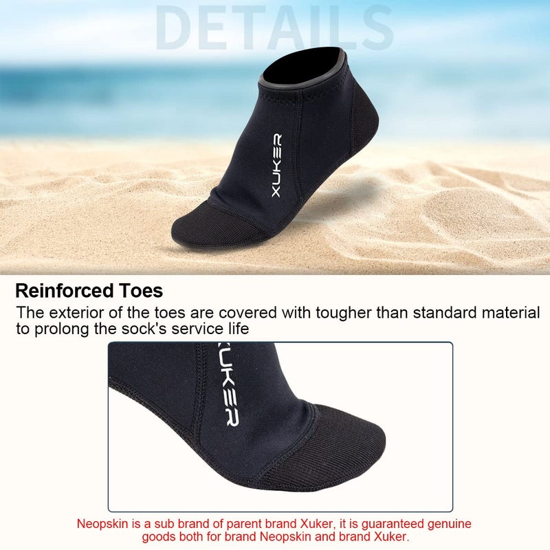 XUKER Neoprene Water Socks 3mm, Sand Proof Beach Volleyball Socks Diving Socks for Outdoor Water Sports - Image 5