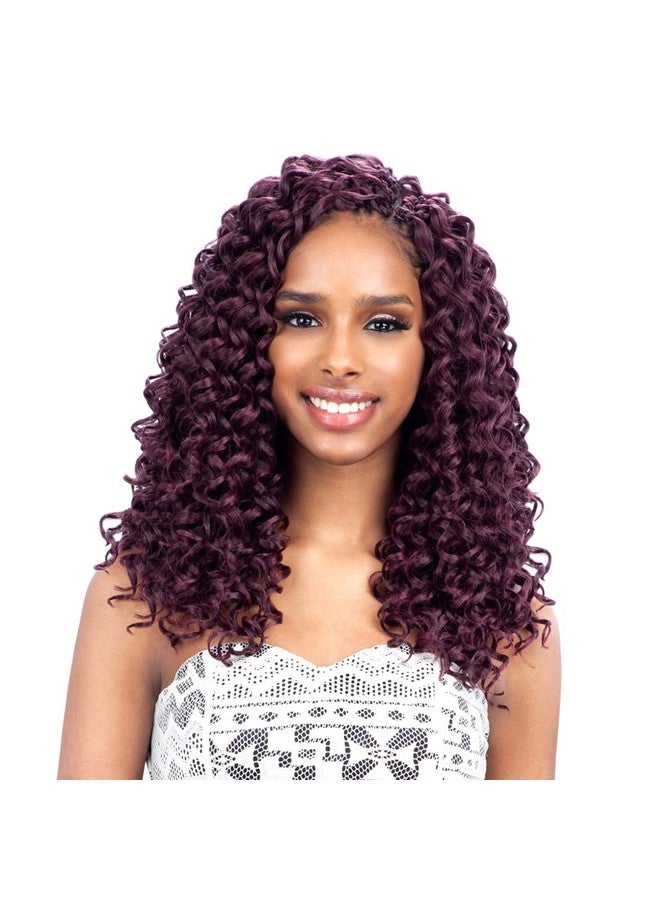 FreeTress Braids Gogo Curl 12 (1B Off Black) Freetress Synthetic Braid Crochet Bulk Braiding Hair - Image 2