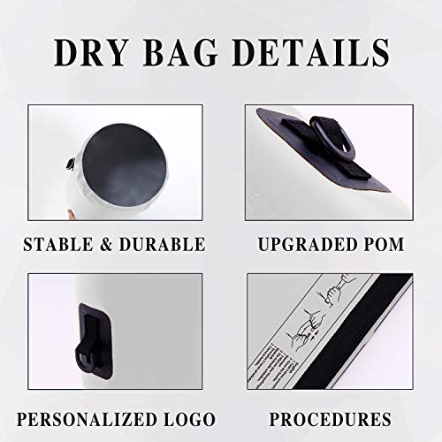IDRYBAG Dry Bag for Kayaking Waterproof 2L/5L/10L/15L/20L, Small Dry Sack Waterproof Bag for Boating - Image 2
