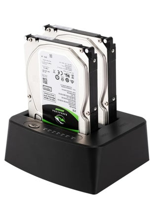 USB 3.0 Multi Hard Drive Docking Station Suporte Offline Clone 2 Bay HDD Docking Station - pzsku/Z9C851DBCF8F58BE9C9B7Z/45/_/1696790905/fc5256da-60fb-4f86-a004-2ba42b3705f5