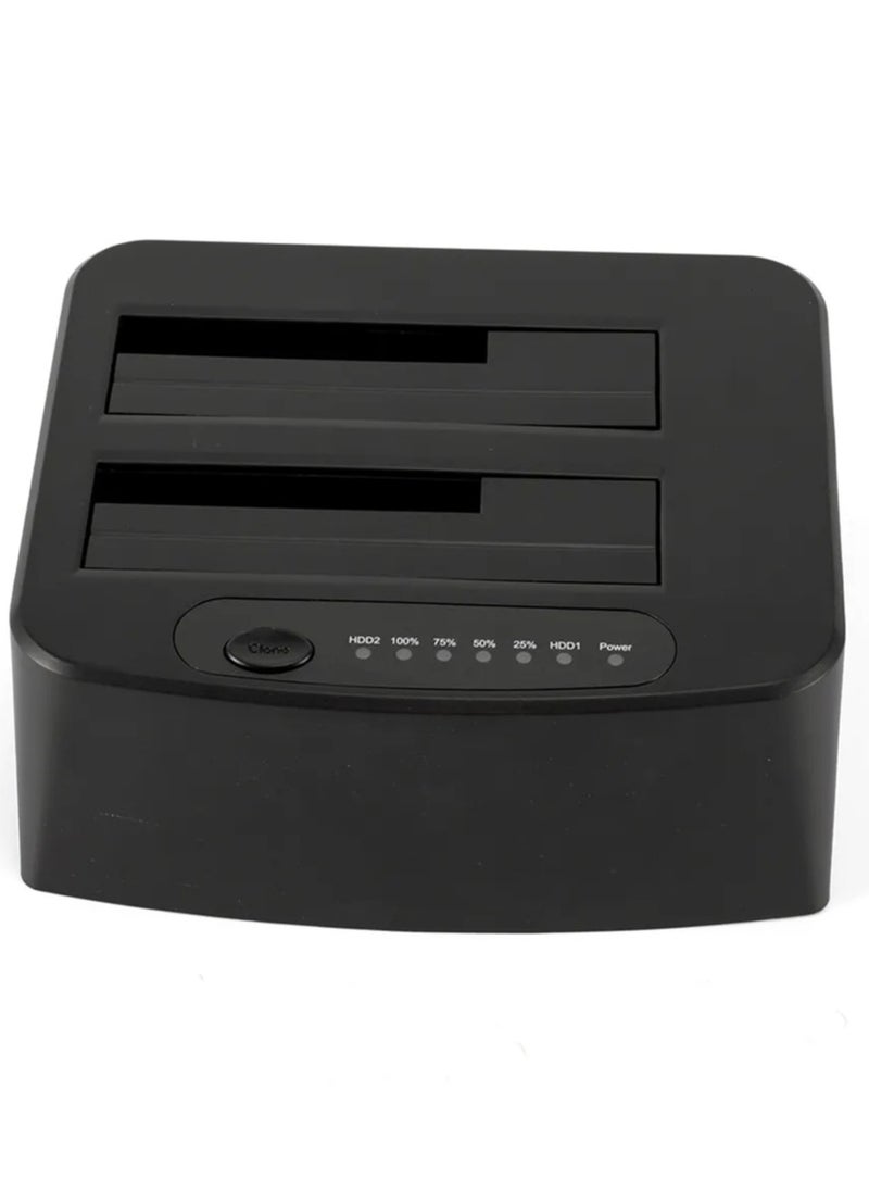 Generic - USB 3.0 Multi Hard Drive Docking Station Suporte Offline Clone 2 Bay HDD Docking Station - Image 1