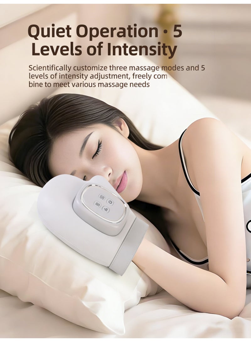 Hand Massager with Heat and Compression, for Arthritis and Carpal Tunnel, Heated Therapy Pain Relief, Electric Wrist/Finger/Palm Massager, Portable and Rechargeable, FC-006 - Image 3