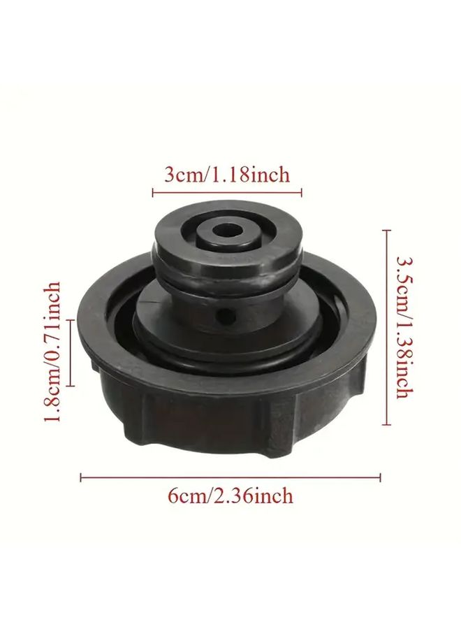 Heavy Duty Coolant Tank Cap With Antifreeze Label 1pc Fit For Multiple Vehicle Models - Image 2