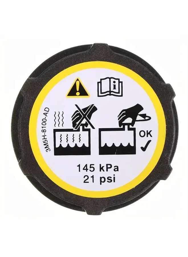 Heavy Duty Coolant Tank Cap With Antifreeze Label 1pc Fit For Multiple Vehicle Models - Image 4