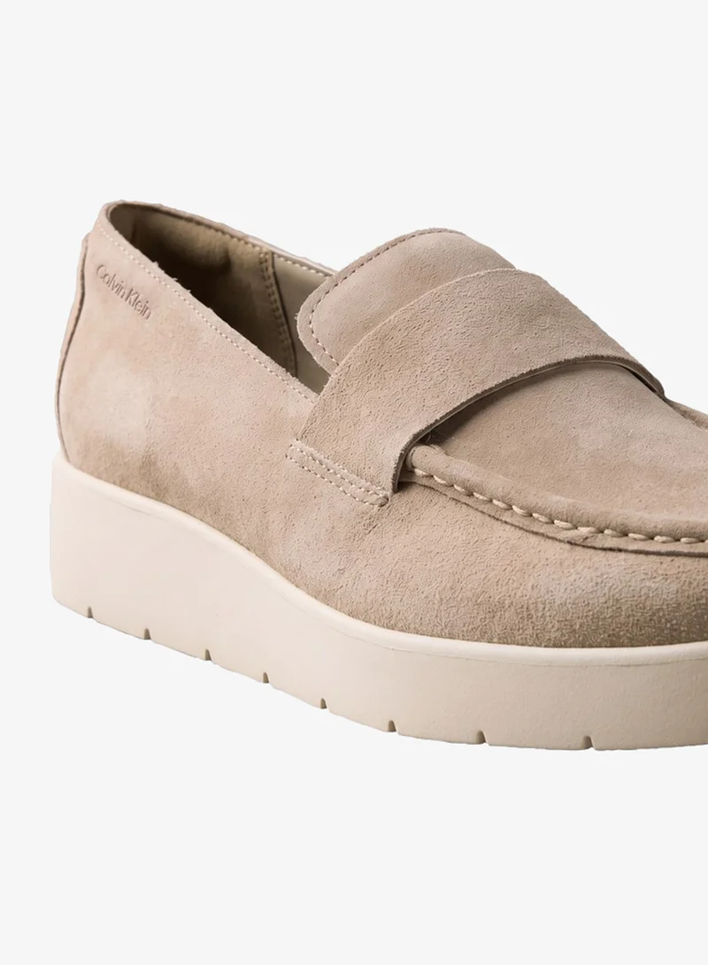Calvin Klein  Suede Hybrid Apron Toe Loafers for Men | Best Price UAE