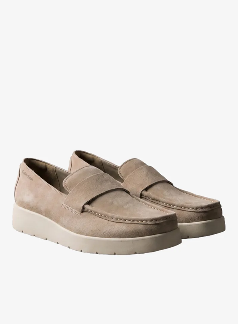 Calvin Klein  Suede Hybrid Apron Toe Loafers for Men | Best Price UAE
