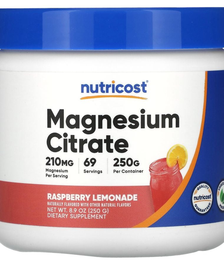 مغنيسيوم سترات بنكهة توت العليق والليمون 8.9 أونصة (250 جرام)