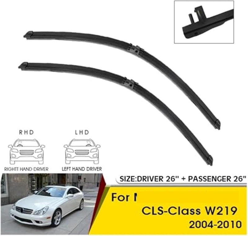 DEMULAX Car Front Wiper Blades for CLS-Class W219 - Image 4
