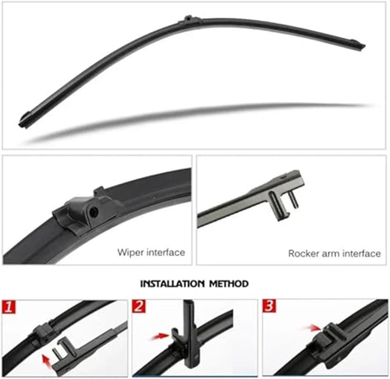 DEMULAX Car Front Wiper Blades for CLS-Class W219 - Image 3