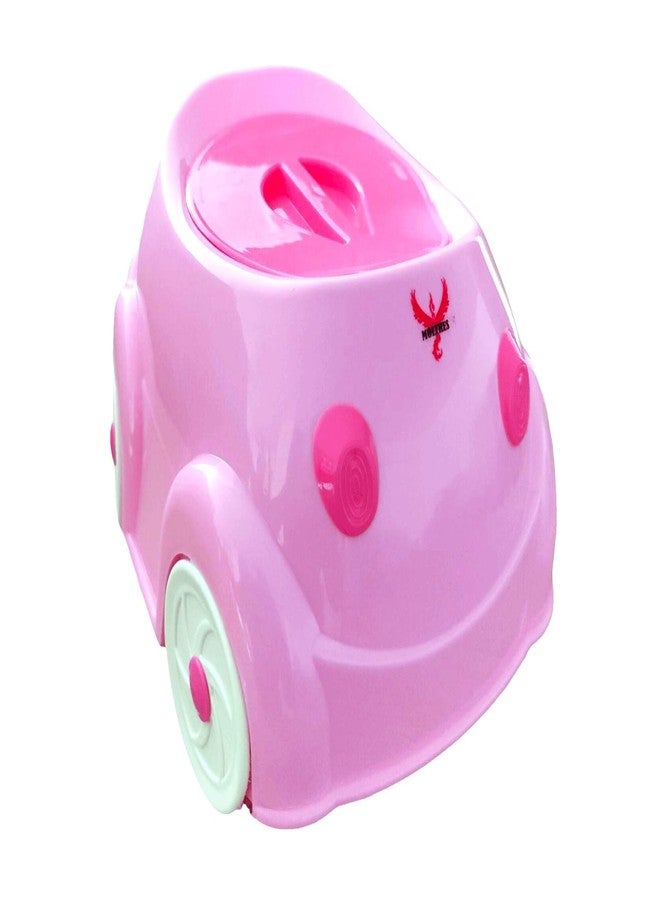 MOLTRES - BMW Potty Training Toilet Seat without Removable Tray, Lid For Boy And KIds (Age 6-18 Mths) Potty Seat/Potty Box. (Pink) - Image 1