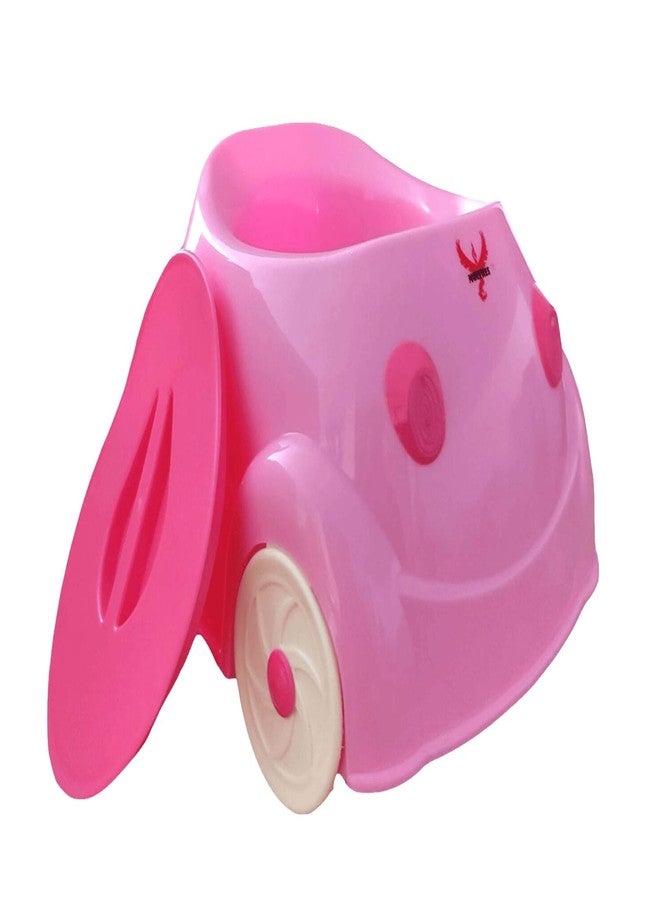 MOLTRES - BMW Potty Training Toilet Seat without Removable Tray, Lid For Boy And KIds (Age 6-18 Mths) Potty Seat/Potty Box. (Pink) - Image 3
