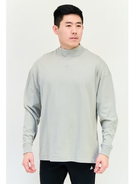 Adidas Men Sportswear Fit Long Sleeves Outdoor Sweatshirt, light Grey  - Image 1