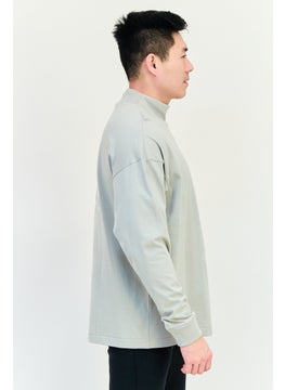 Adidas Men Sportswear Fit Long Sleeves Outdoor Sweatshirt, light Grey  - Image 2