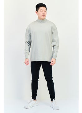Adidas Men Sportswear Fit Long Sleeves Outdoor Sweatshirt, light Grey  - Image 3