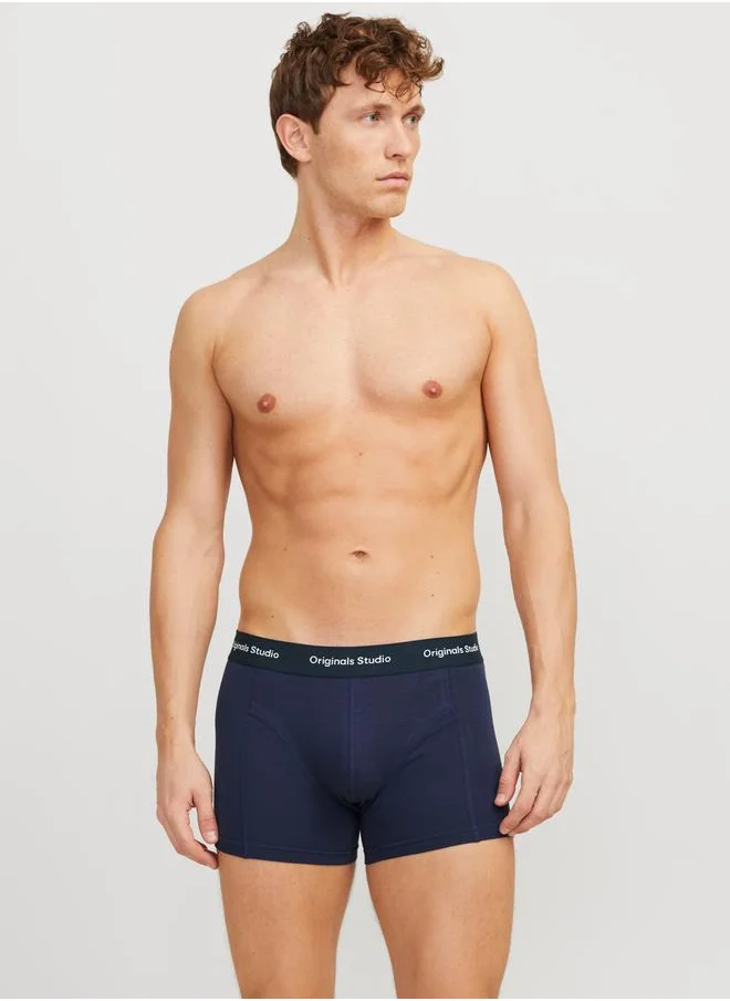 جاك اند جونز Jack & Jones Pack of 3 - JACVESTERBRO Solid Trunks
