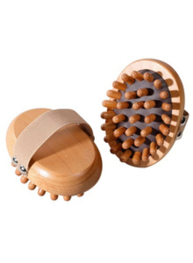 فرشاة تدليك واسترخاء الجسم للتنحيف ومقاومة السيلوليت من الخشب الطبيعي - Image 2