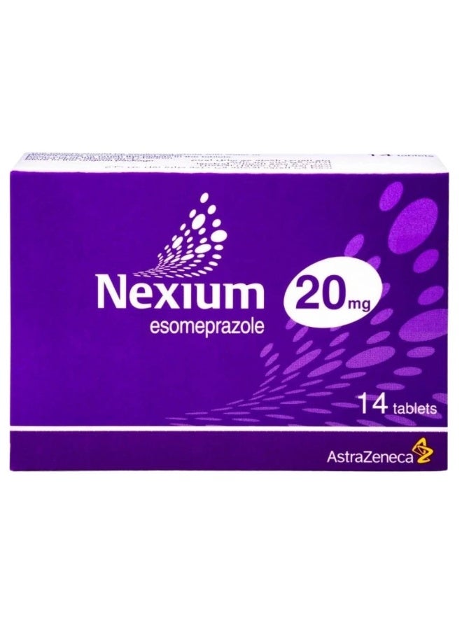 Nexium 20mg Tab 14’s – Esomeprazole for Heartburn & Acid Control
